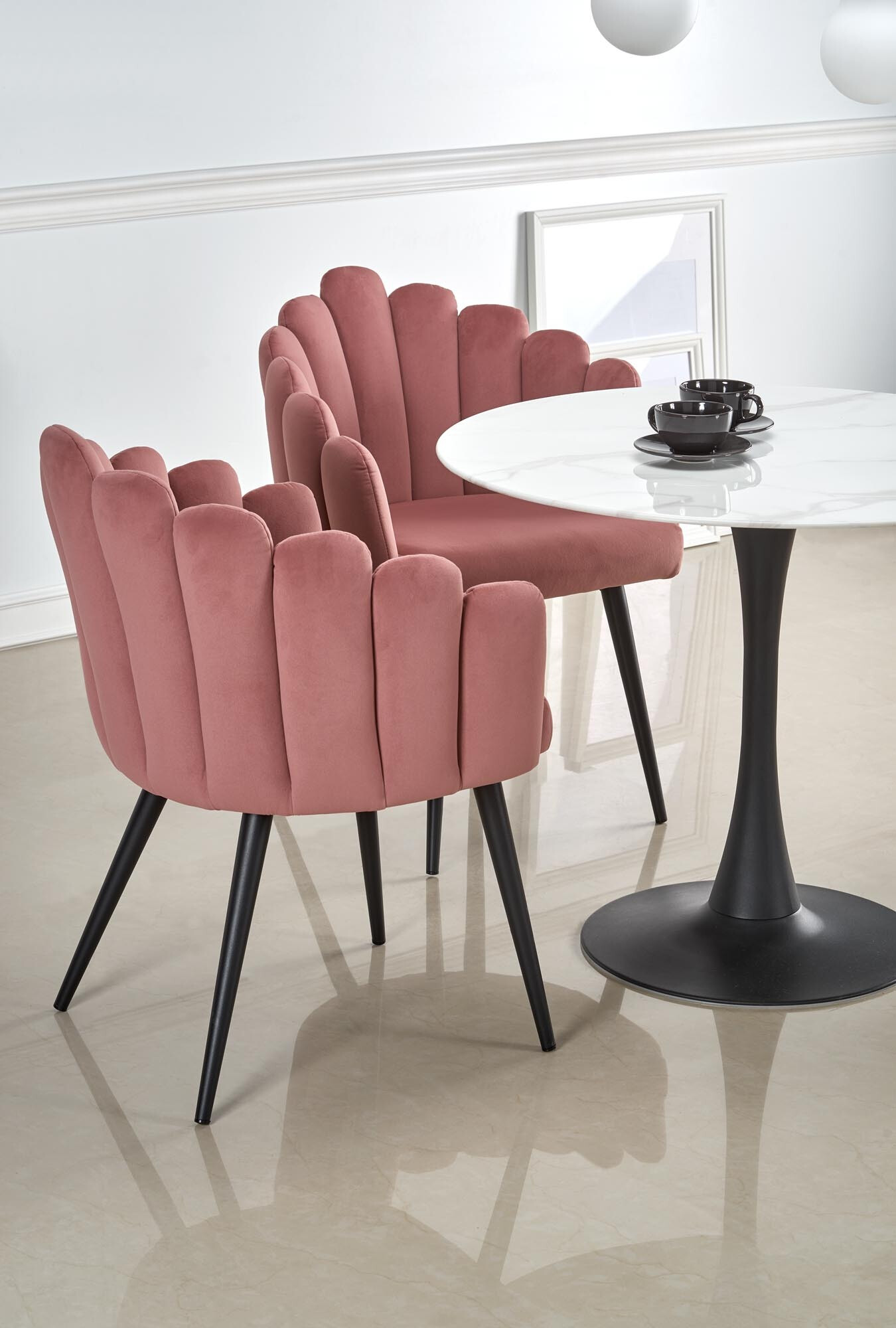Scaun Houston 976 (Roze + Negru)