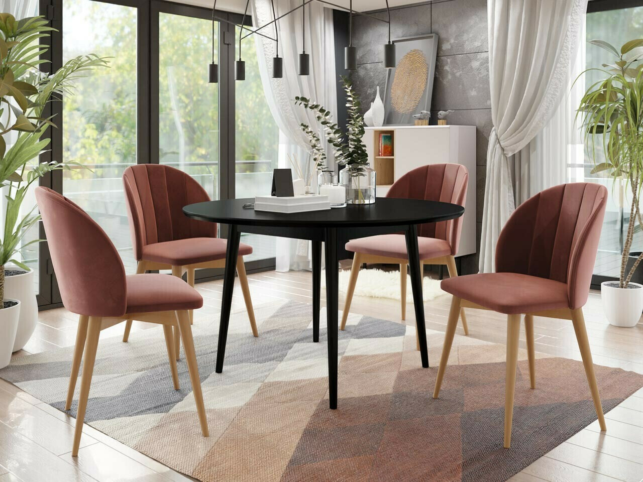Set de mese Racine 127 (Maro + Magic Velvet 2258)
