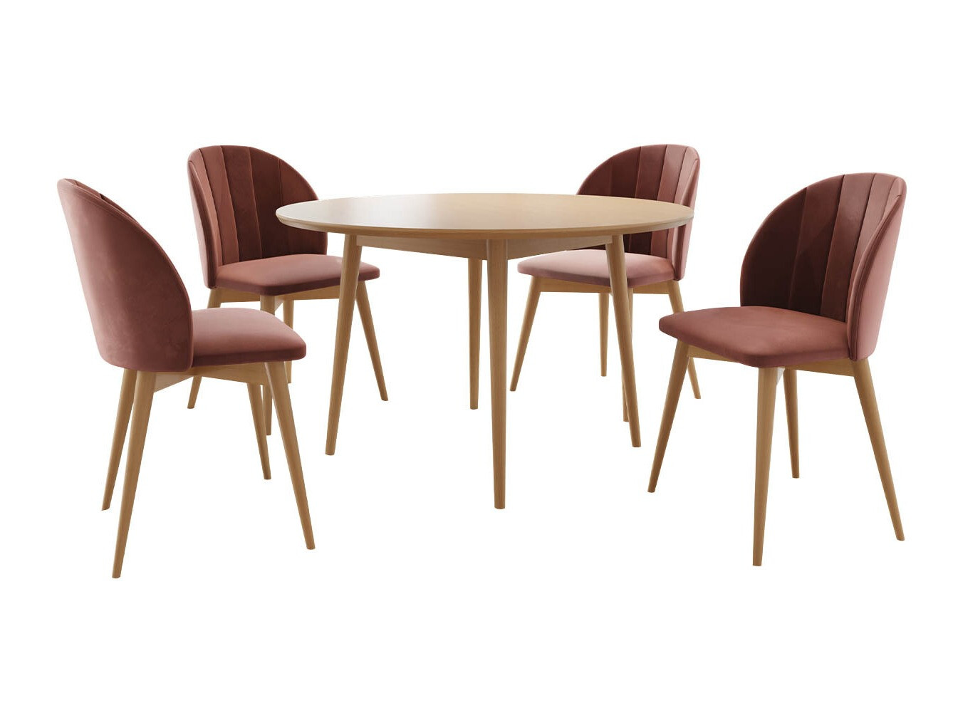 Set de mese Racine 127 (Maro + Magic Velvet 2258)