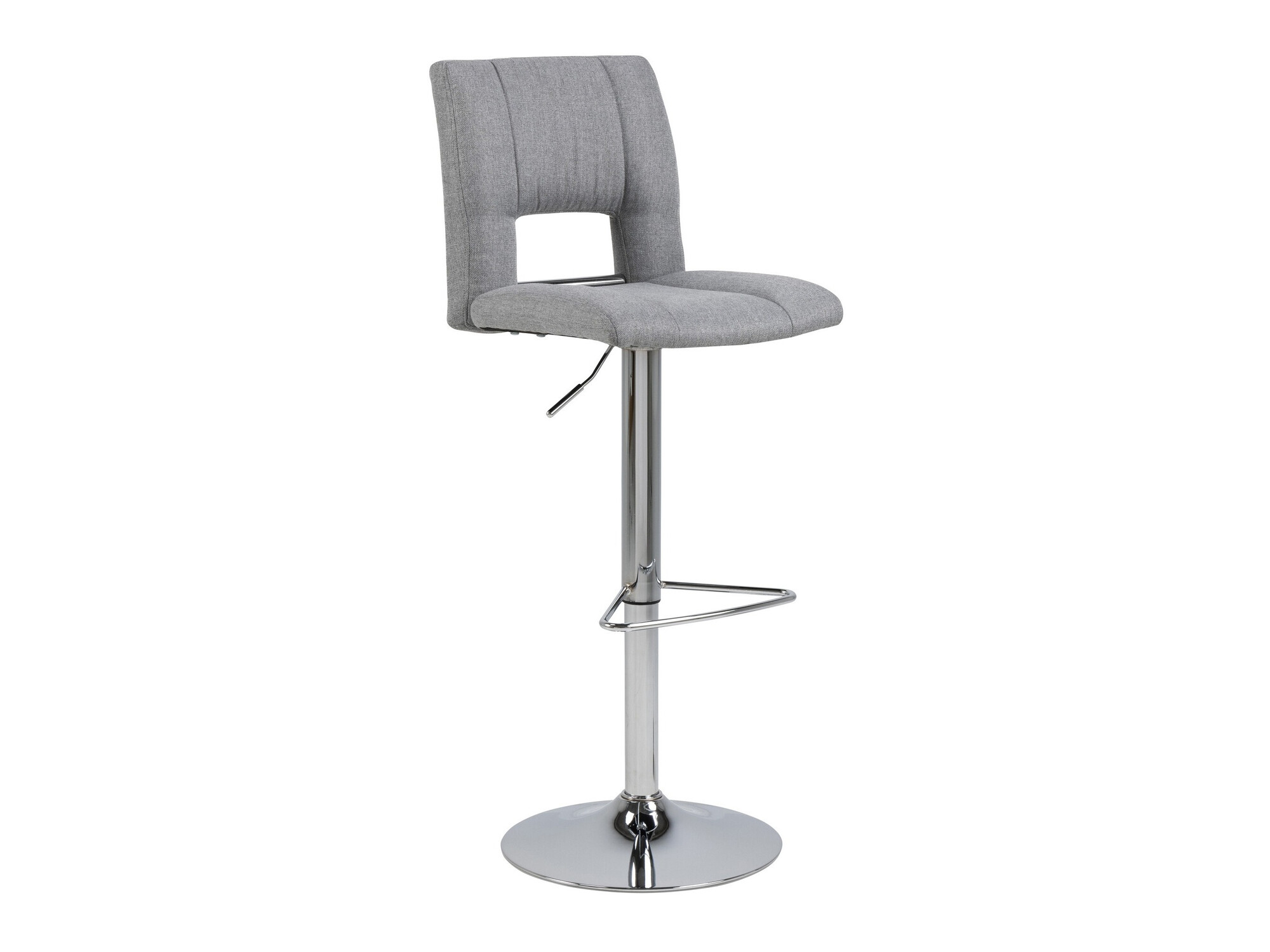 Scaun de bar Norsica 164 (Gri deschis + Argint)