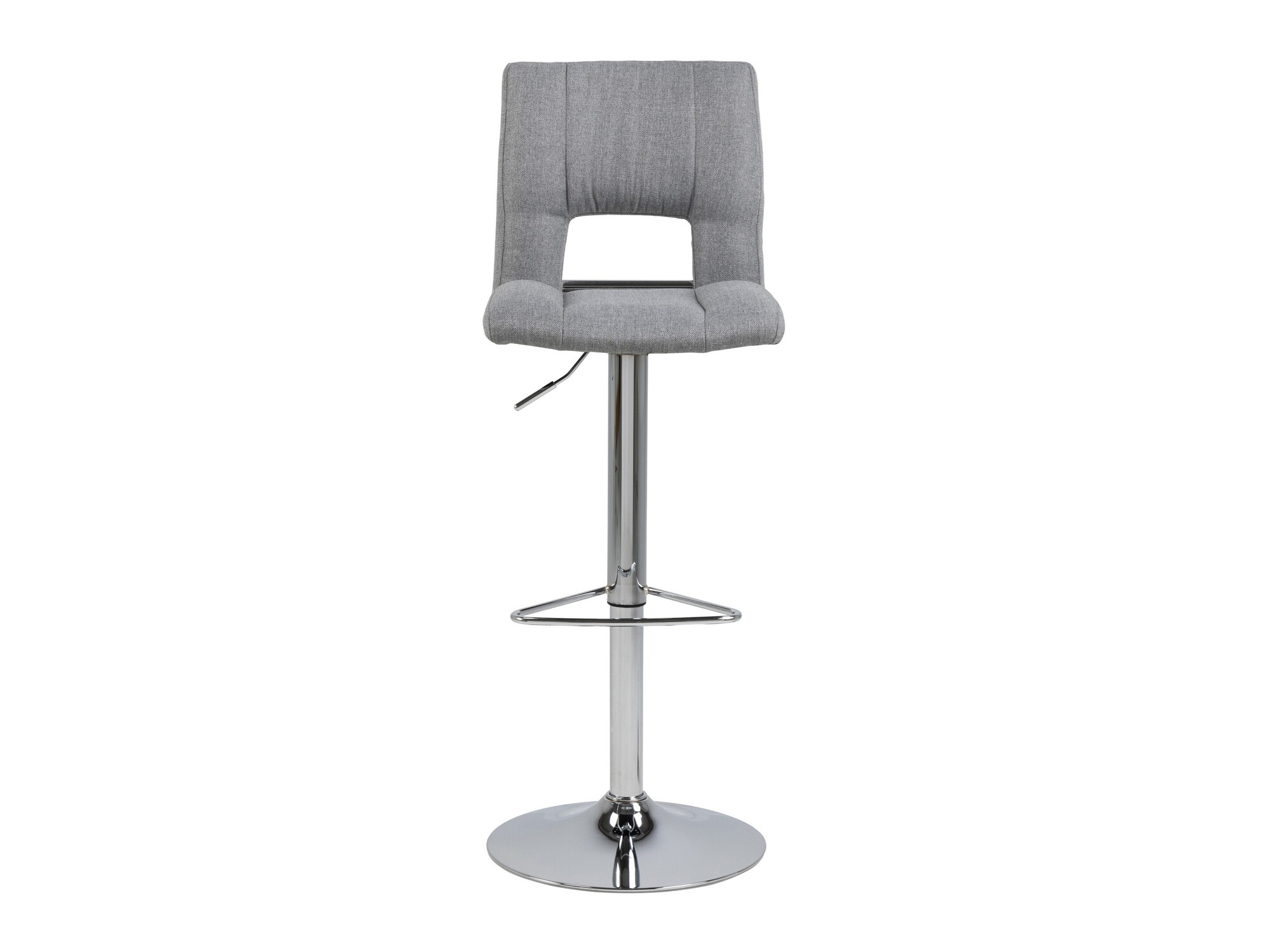 Scaun de bar Norsica 164 (Gri deschis + Argint)