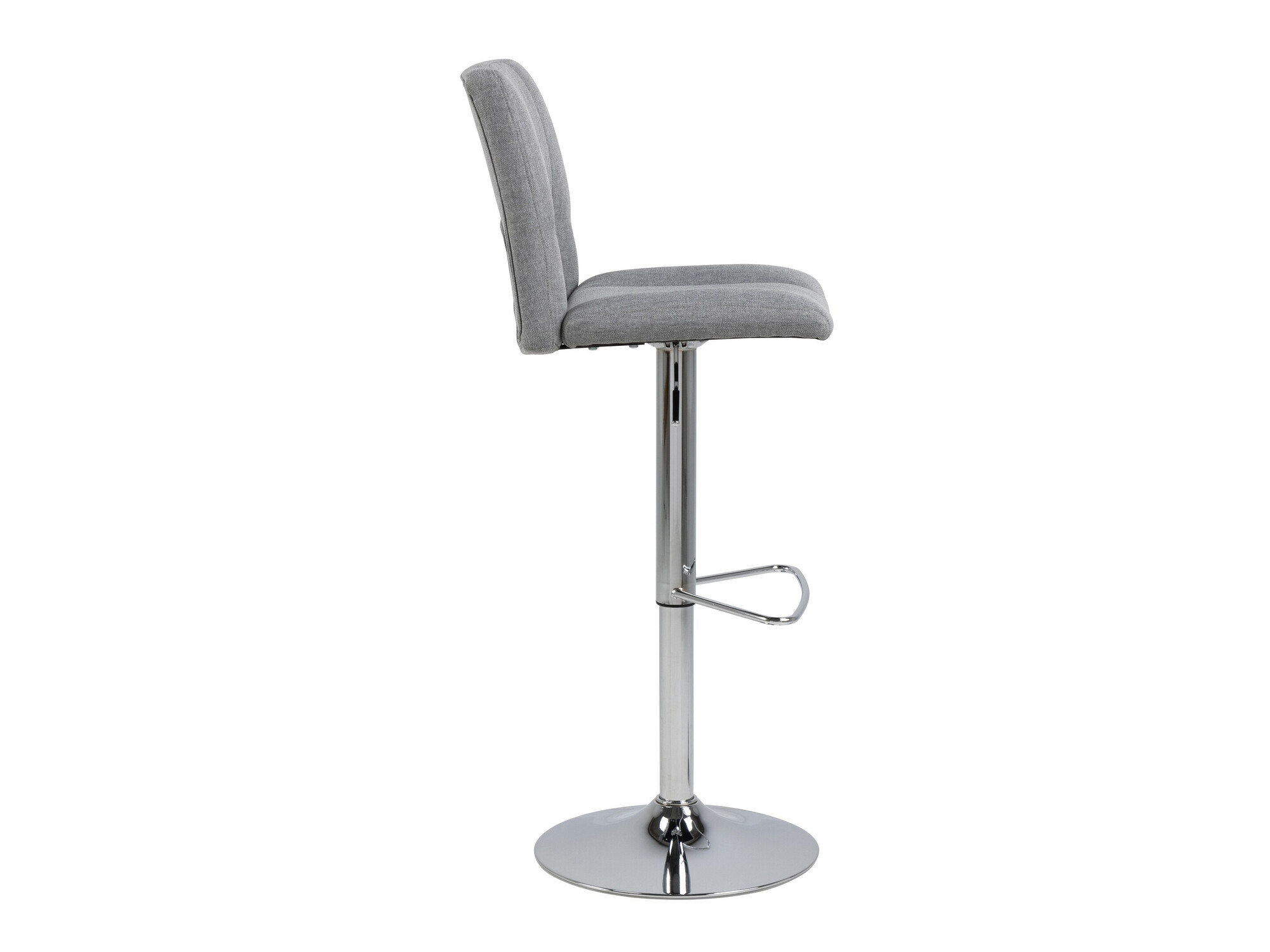 Scaun de bar Norsica 164 (Gri deschis + Argint)