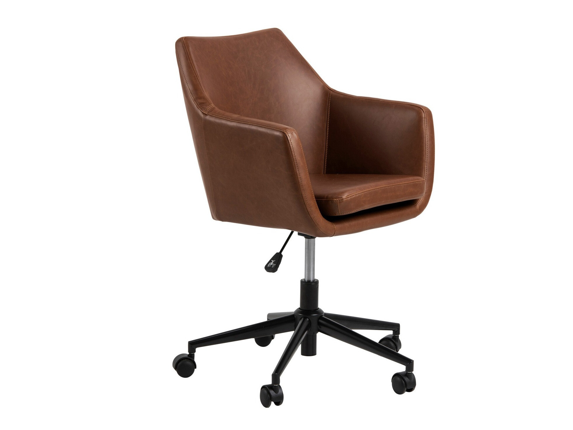 Scaun de birou Norsica 166 (Negru + Maro)