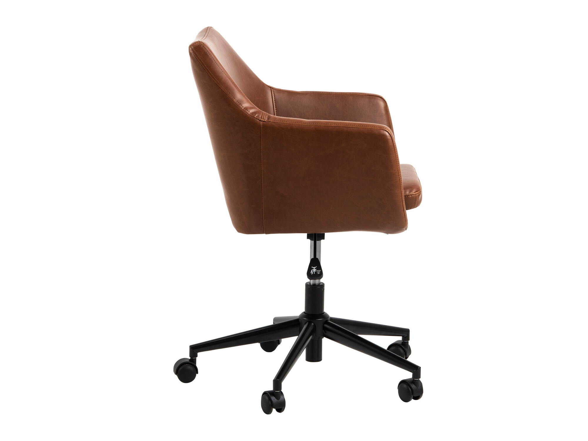 Scaun de birou Norsica 166 (Negru + Maro)
