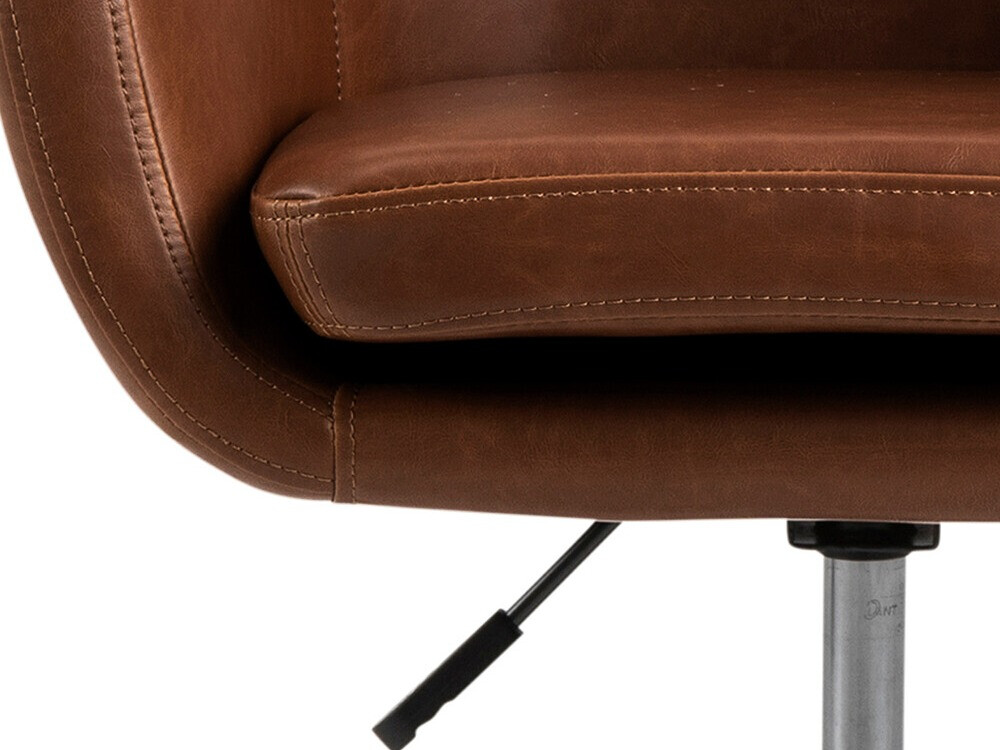 Scaun de birou Norsica 166 (Negru + Maro)