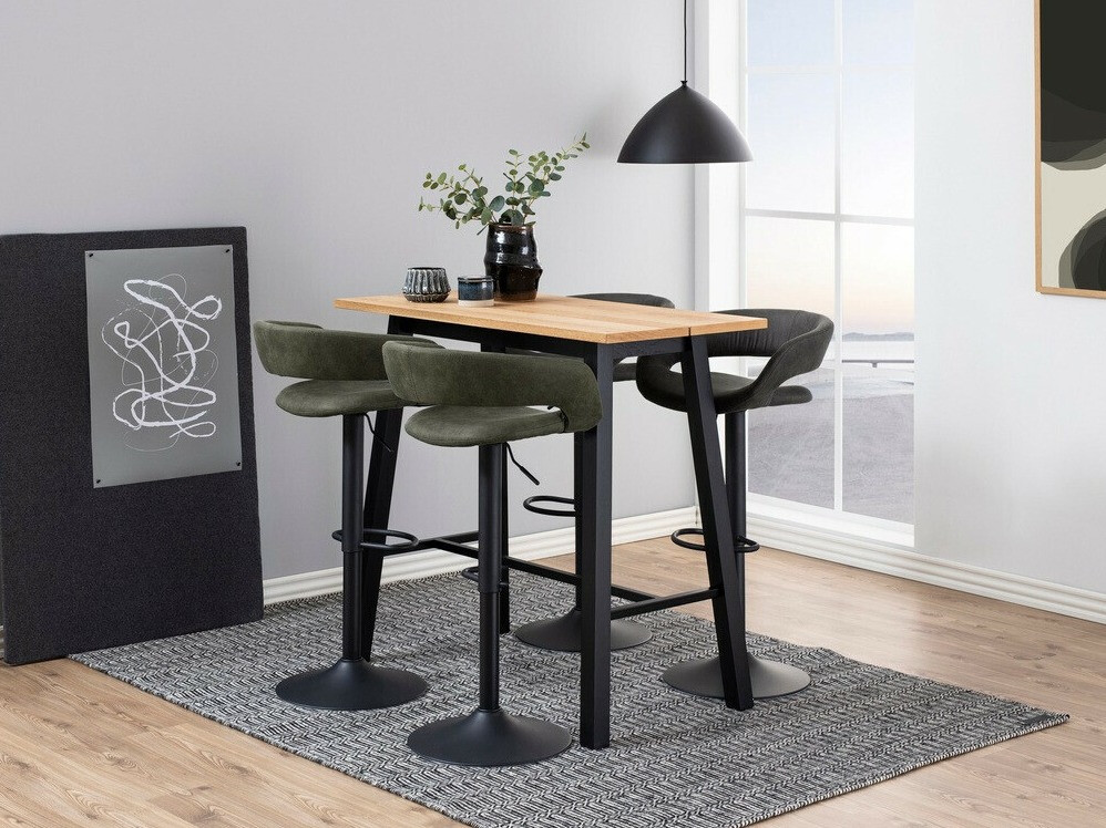 Scaun de bar Norsica 280 (Chaki + Negru)