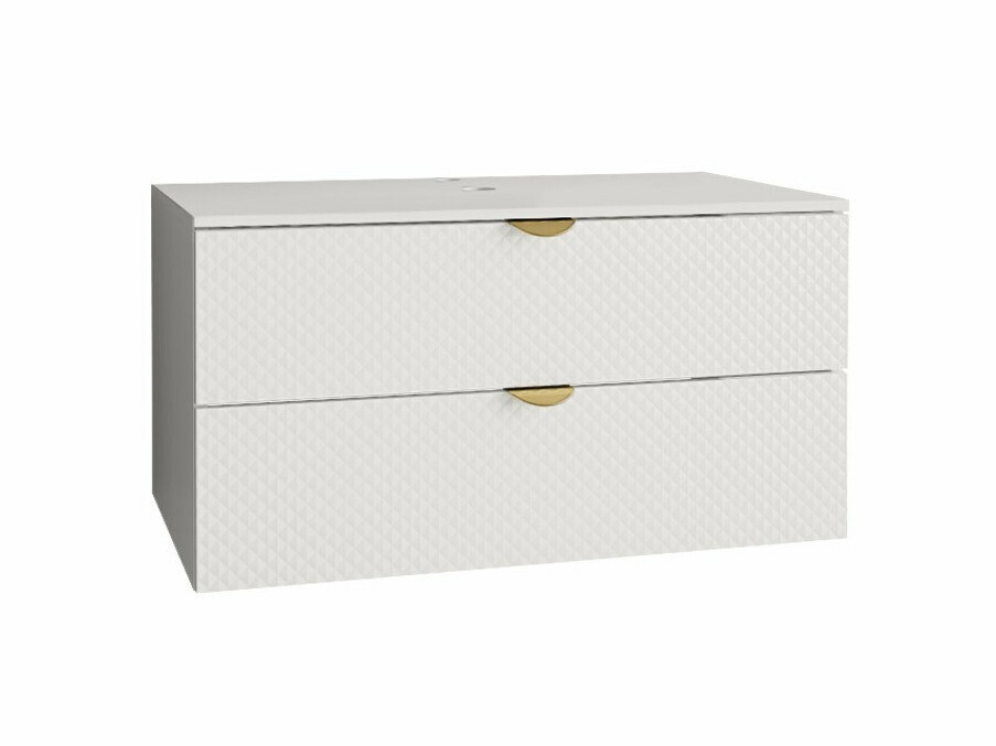 Cabinet atârnat pentru baie Matrix (Alb)