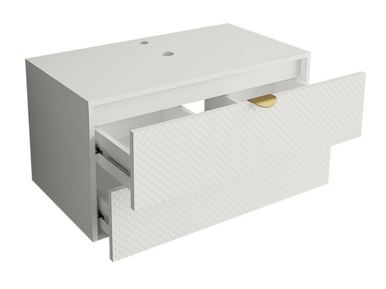Cabinet atârnat pentru baie Matrix (Alb)