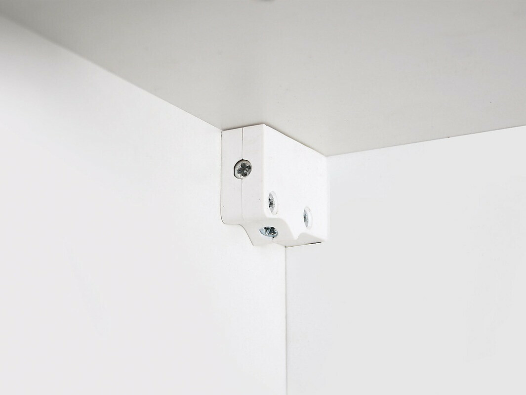 Dulap modular de colț pentru perete Mode White 108