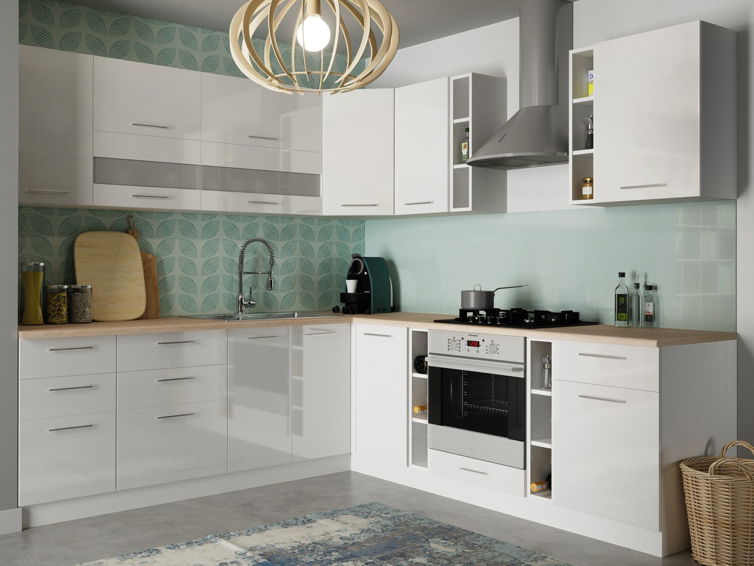 Dulap de perete modular Tiffa 100