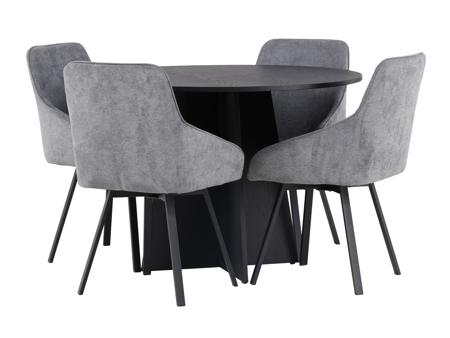 Set de mese Dallas 4325 (Gri inchis + Negru)