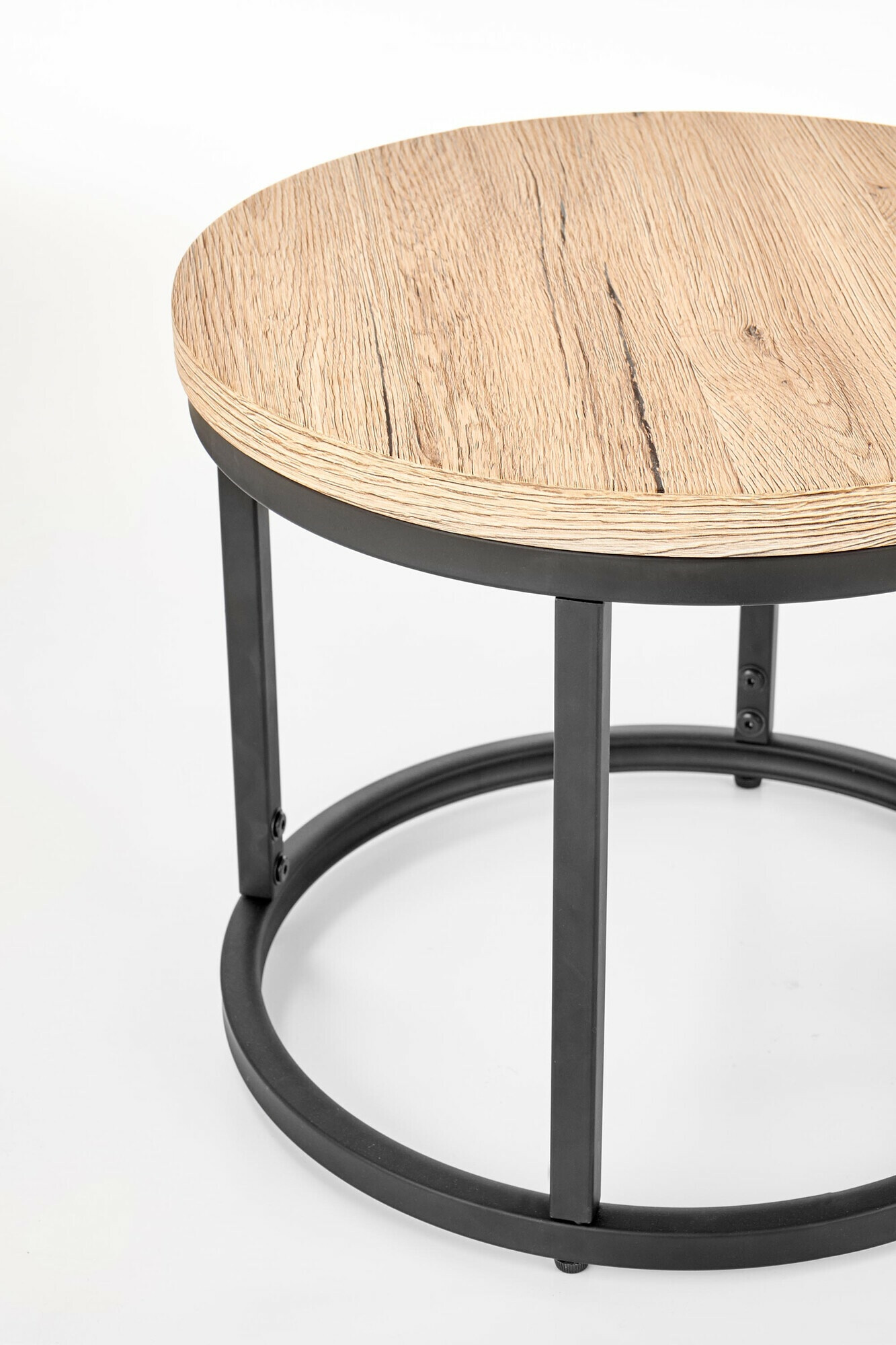 Set de măsuțe de cafea Houston 951 (Stejar San Remo + Negru)