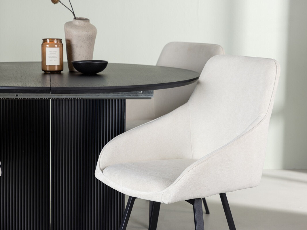 Set de mese Dallas 4335 (Negru + Bej)