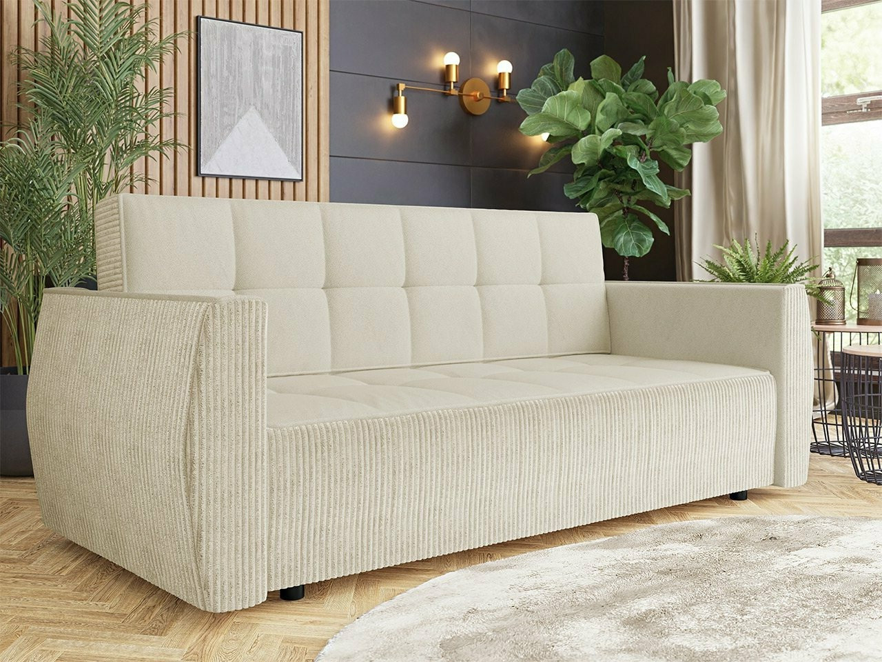 Canapea extensibilă Edinburg 107 (Poso 100 + Paros 01)