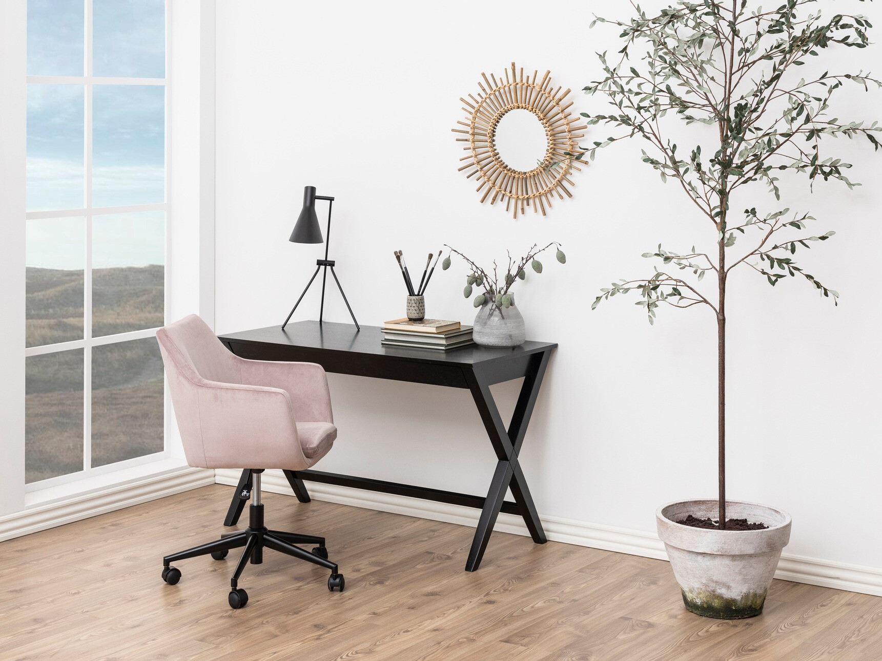 Scaun de birou Norsica 267 (Roz Dusty)