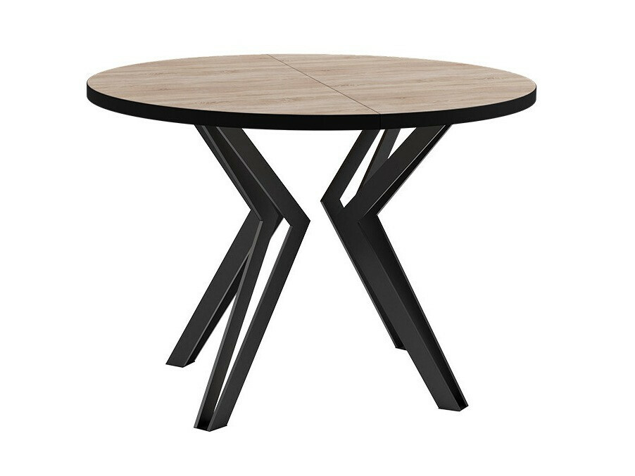 Masă Oswego 111 (Stejar Sonoma + Negru)