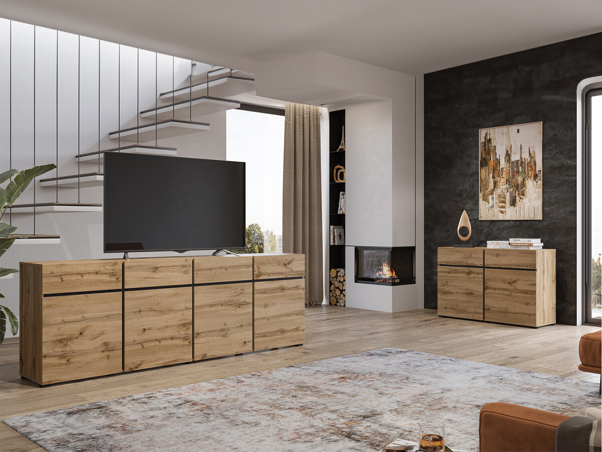 Set de living Alfere 108 (Stejar Wotan)