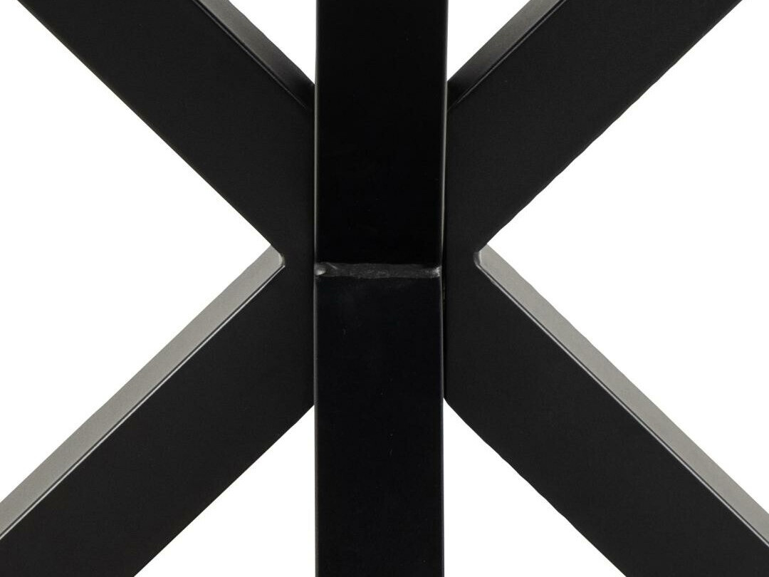 Masă Norsica 780 (Negru + Marmură cenușie)