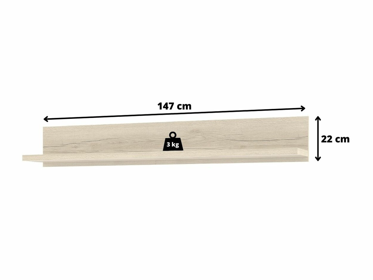 Raft de perete Tornua 100 (Molid închis)