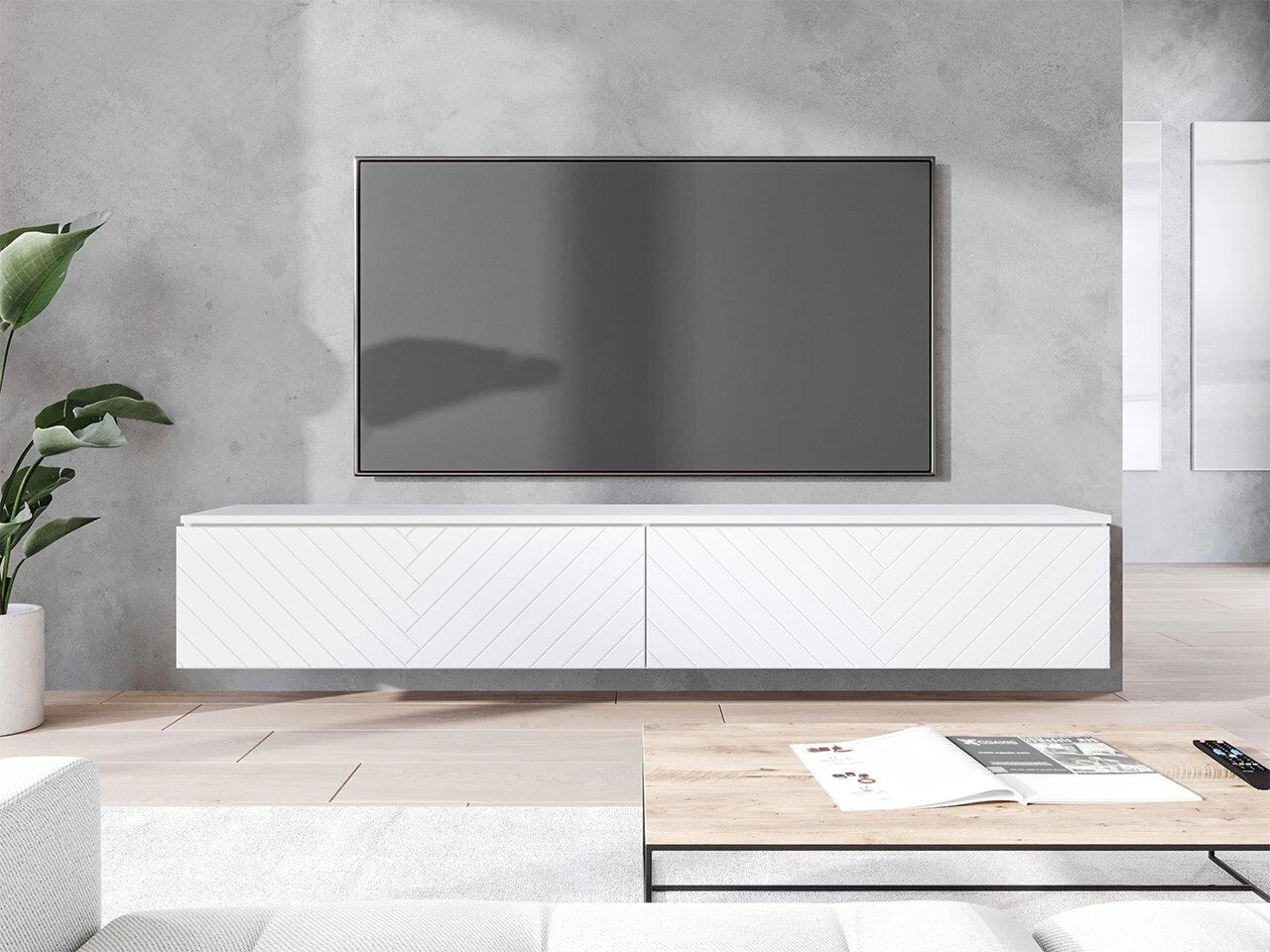 Comodă TV Sarasota 166 (Alb)
