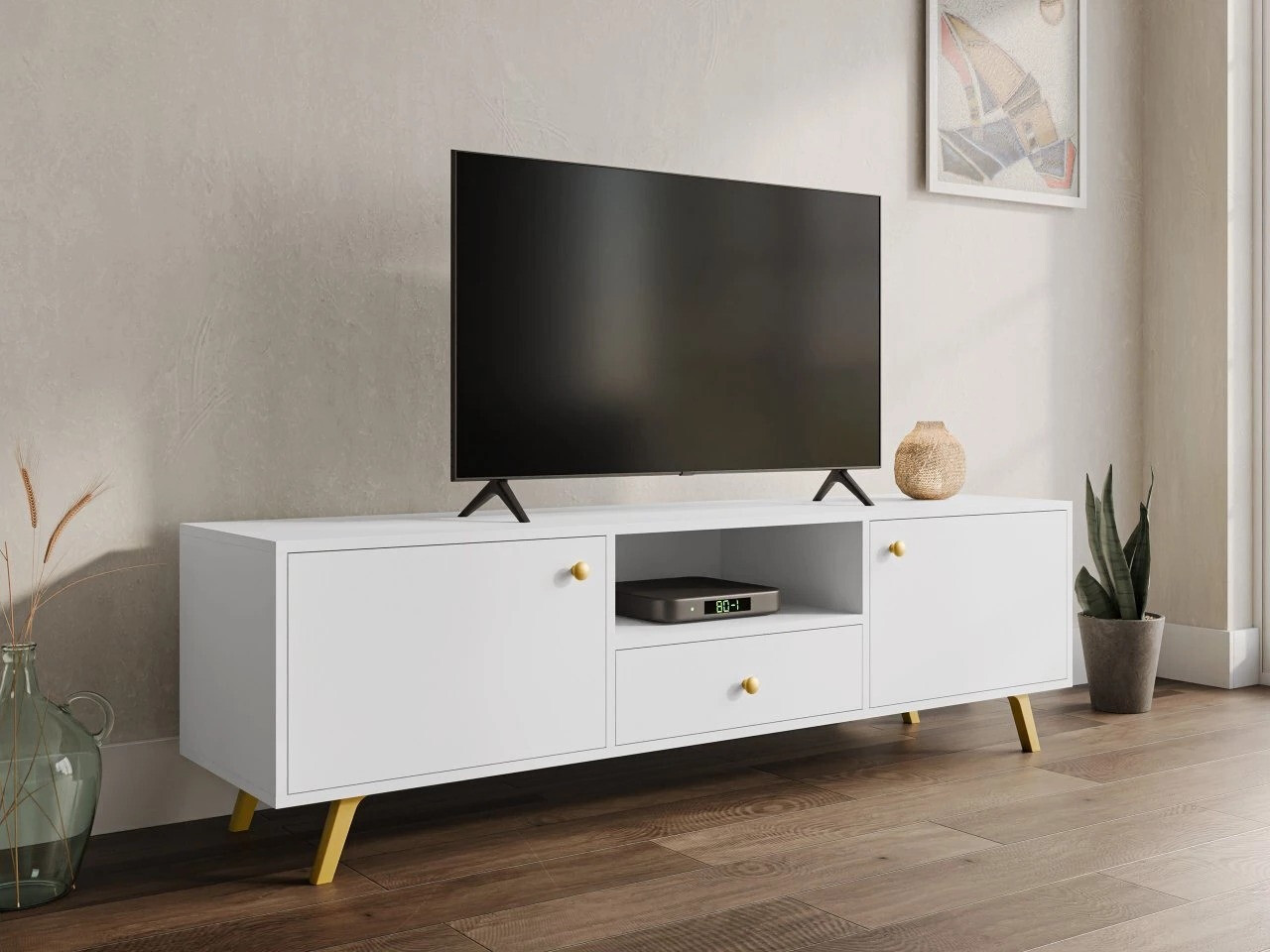 Comodă TV Monfera 104 (Alb)