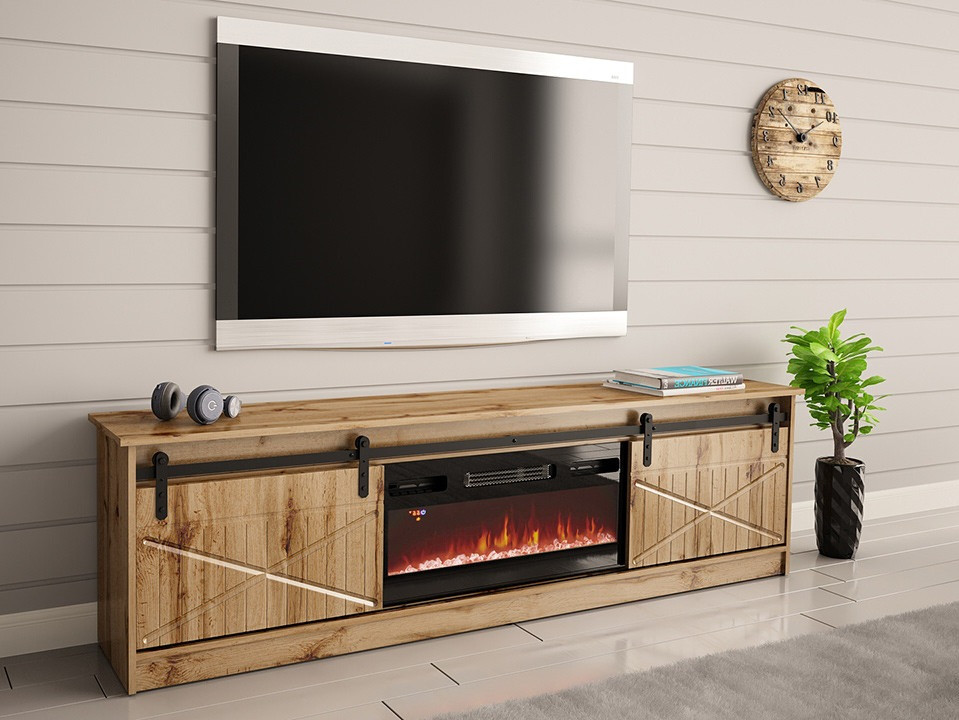 Comodă TV Charlotte 165 (Stejar Wotan)