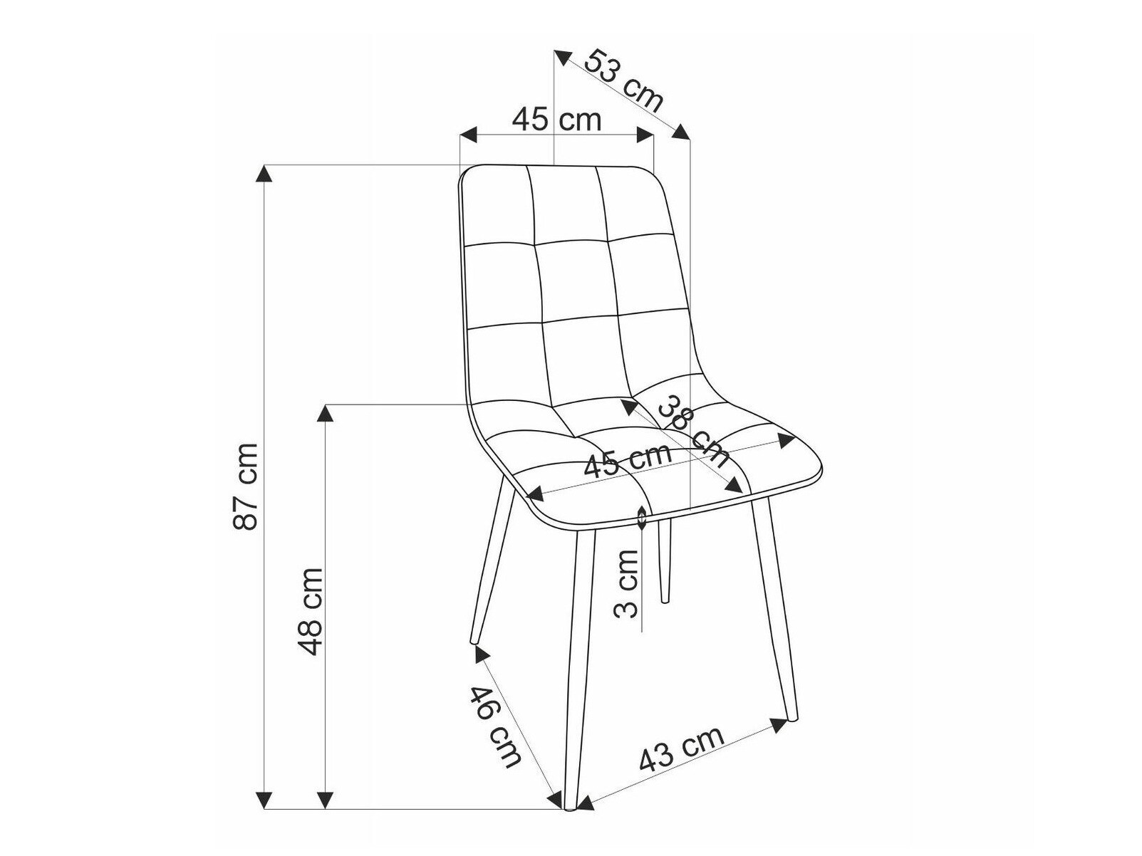 Scaun Houston 1630 (Gri)