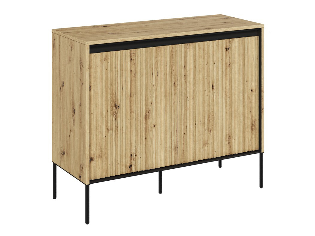 Bufet Fernolu 101 (Stejar artizan + Negru)