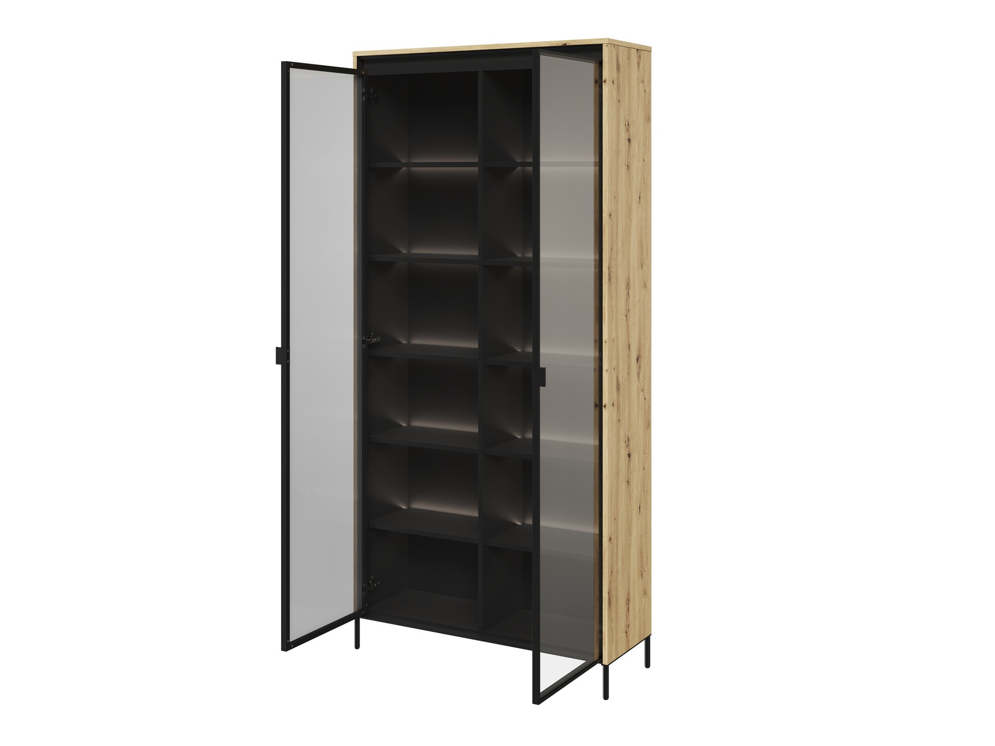 Raft Fernolu 106 (Stejar artizan + Negru)