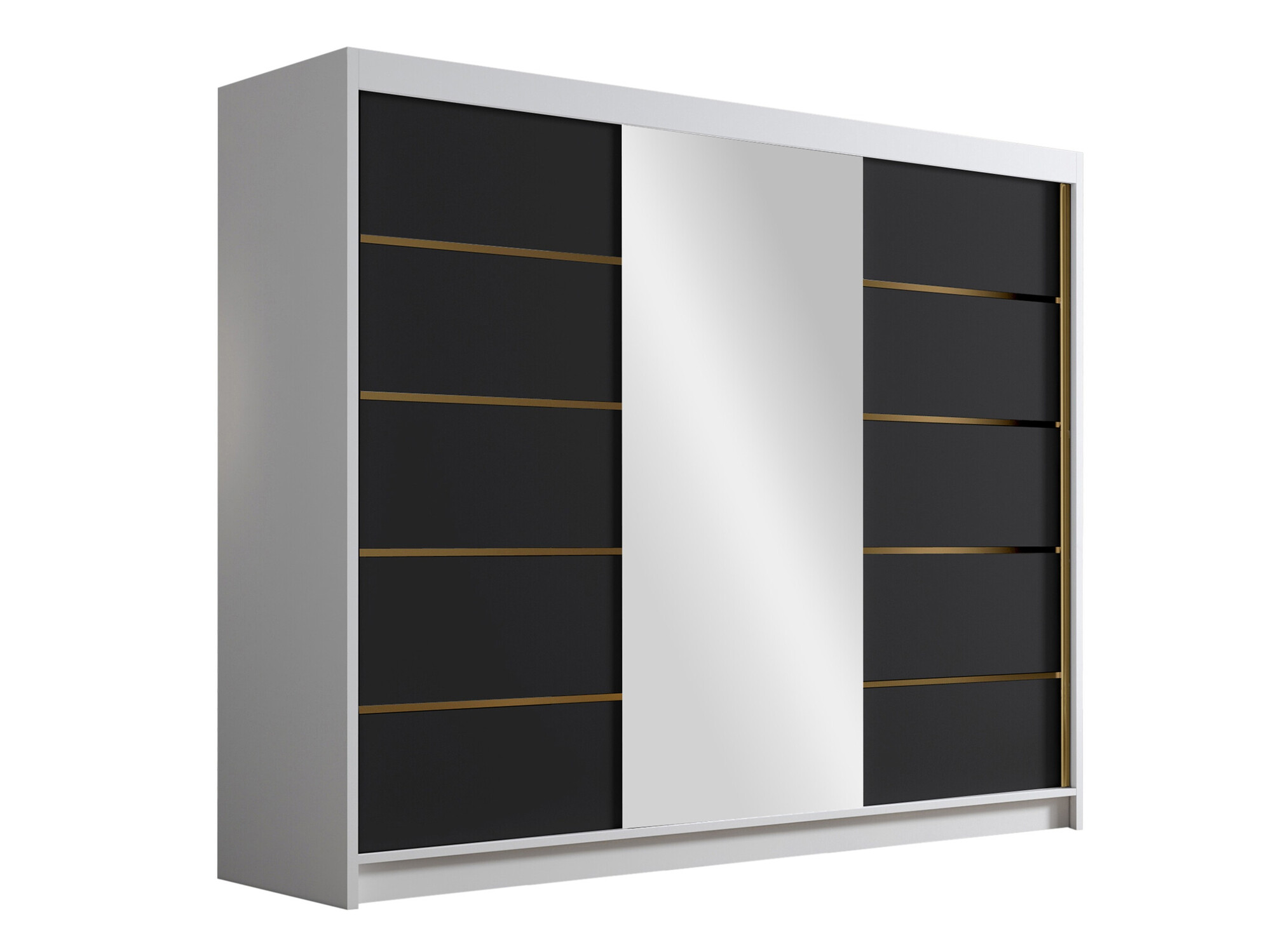 Dulap Closico Veltron II (Alb + Negru)