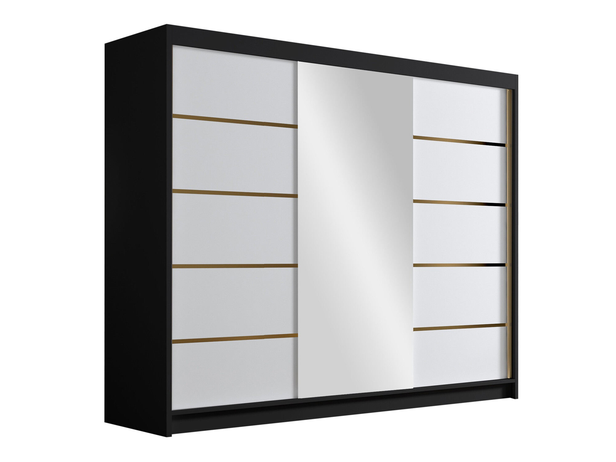Dulap Closico Veltron II (Negru + Alb)