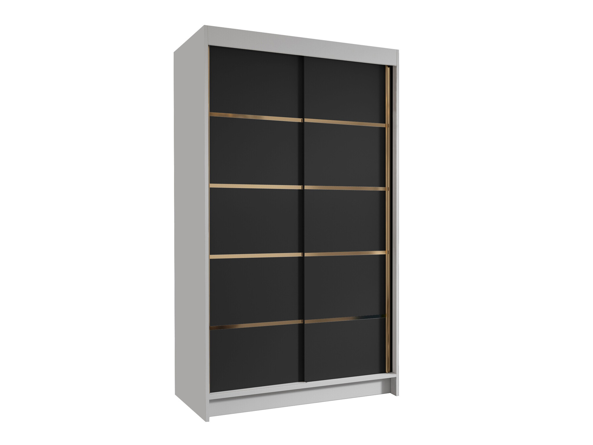 Dulap Closico Corden III (Alb + Negru)