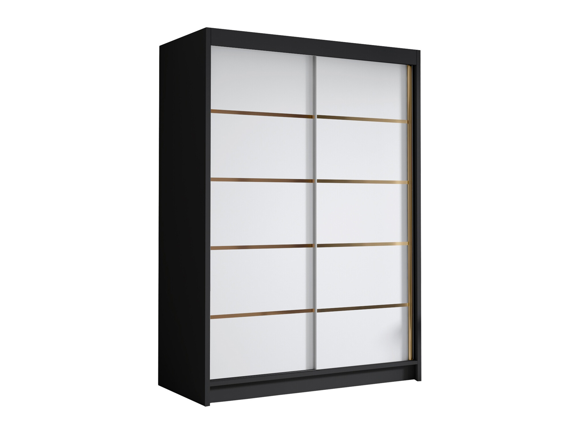 Dulap Closico Fornix III (Negru + Alb)