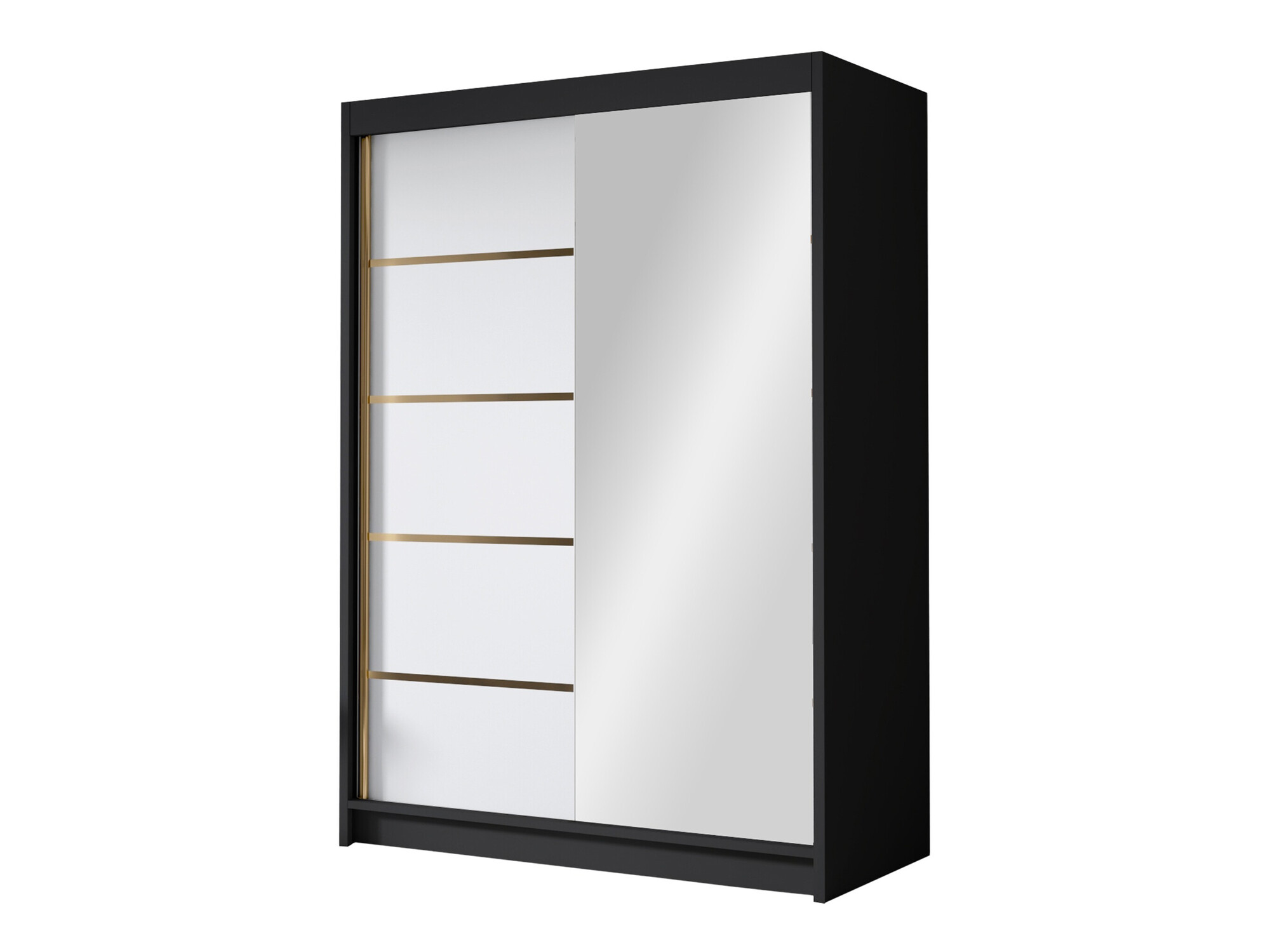 Dulap Closico Fornix III (Negru + Alb)