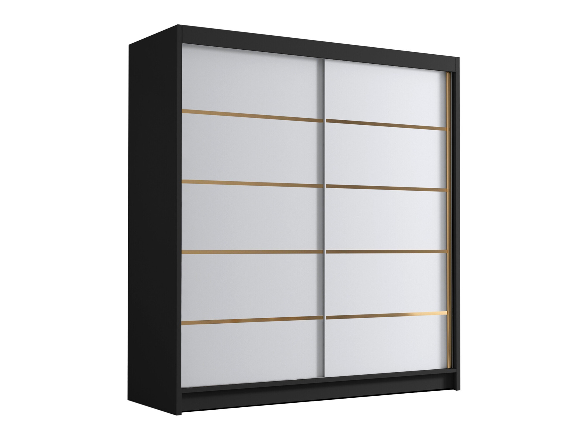 Dulap Closico Vallor III (Negru + Alb)