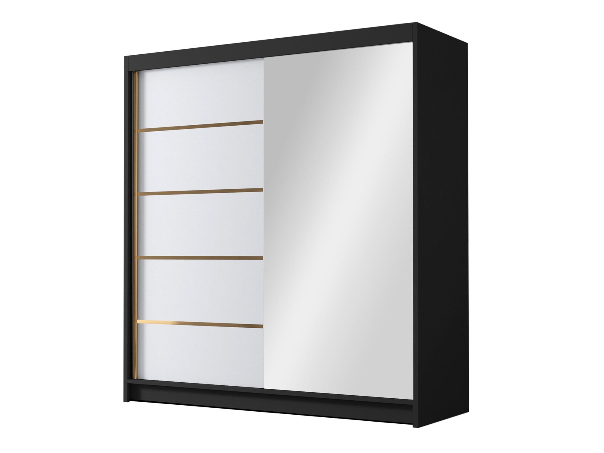Dulap Closico Vallor III (Negru + Alb)