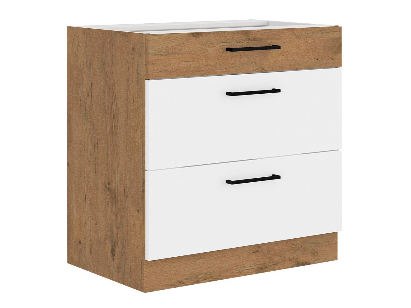 Dulap modular cu sertare Wood White 123