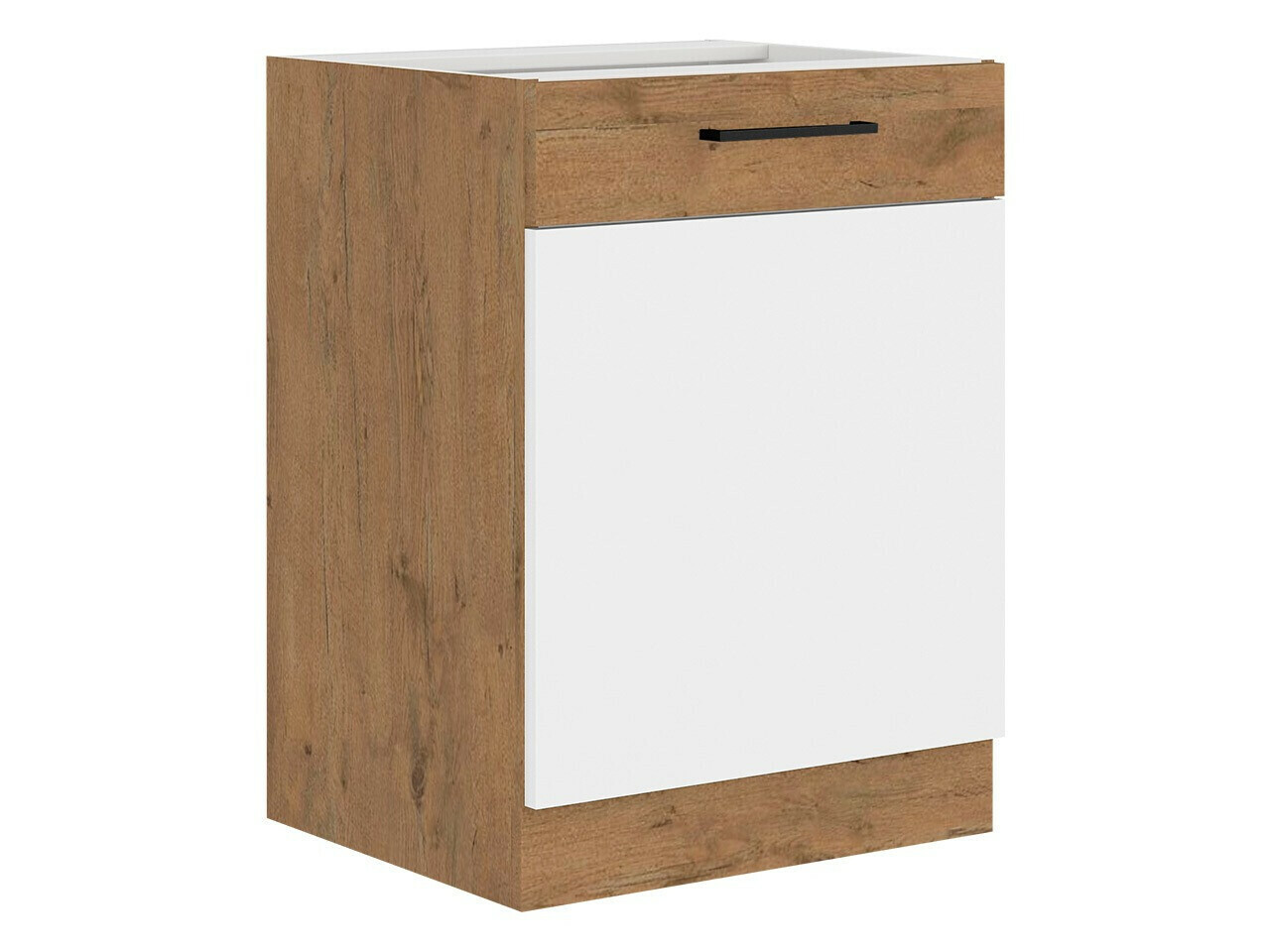 Dulap modular cu uși Wood White 116