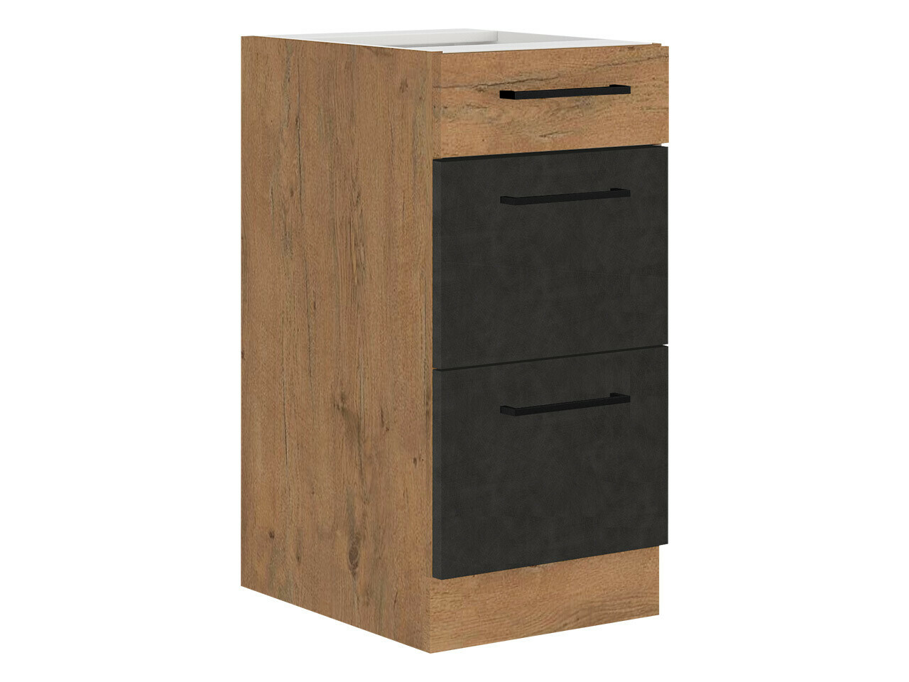 Dulap modular cu sertare Wood Grey 132