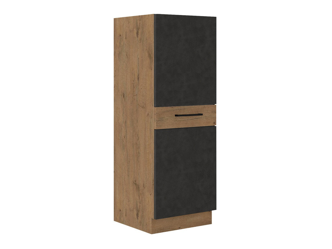 Dulap modular cu sertar și uși Wood Grey 100