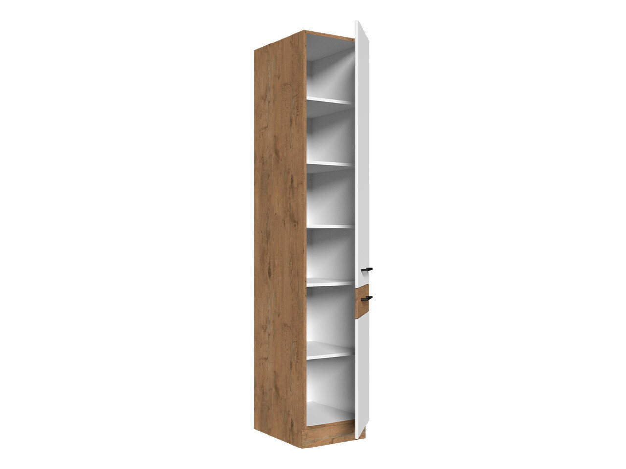 Dulap modular cu uși Wood White 119