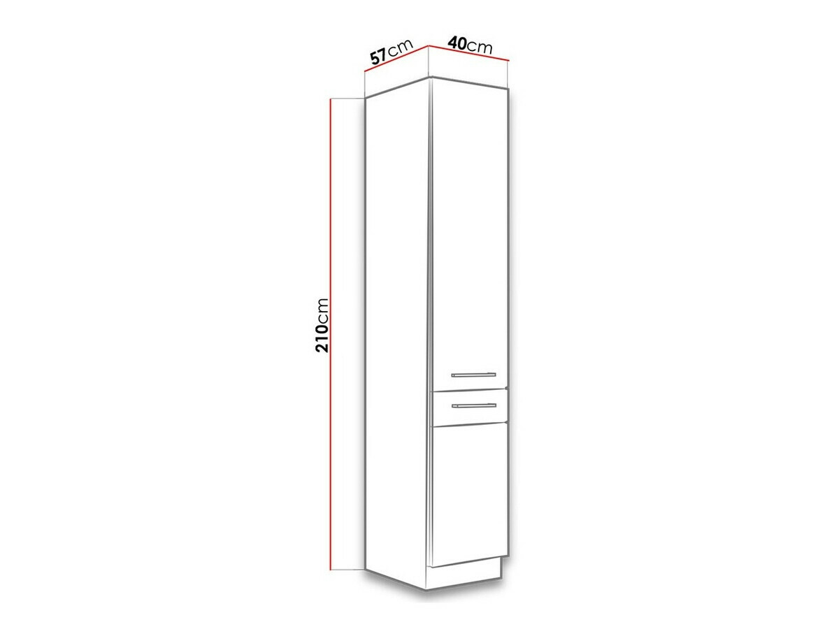 Dulap modular cu uși Wood White 119