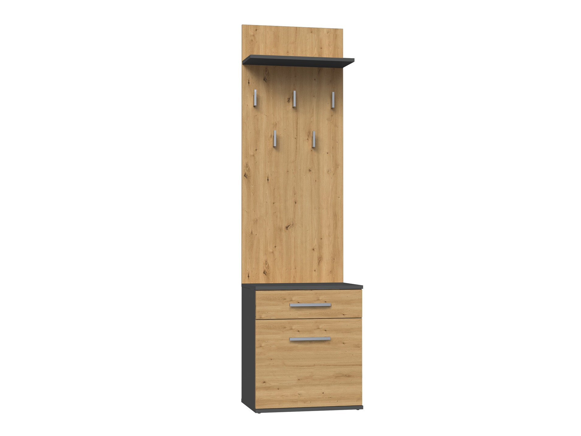 Set de hol Mandeville 129 (Stejar artizan + Antracit)