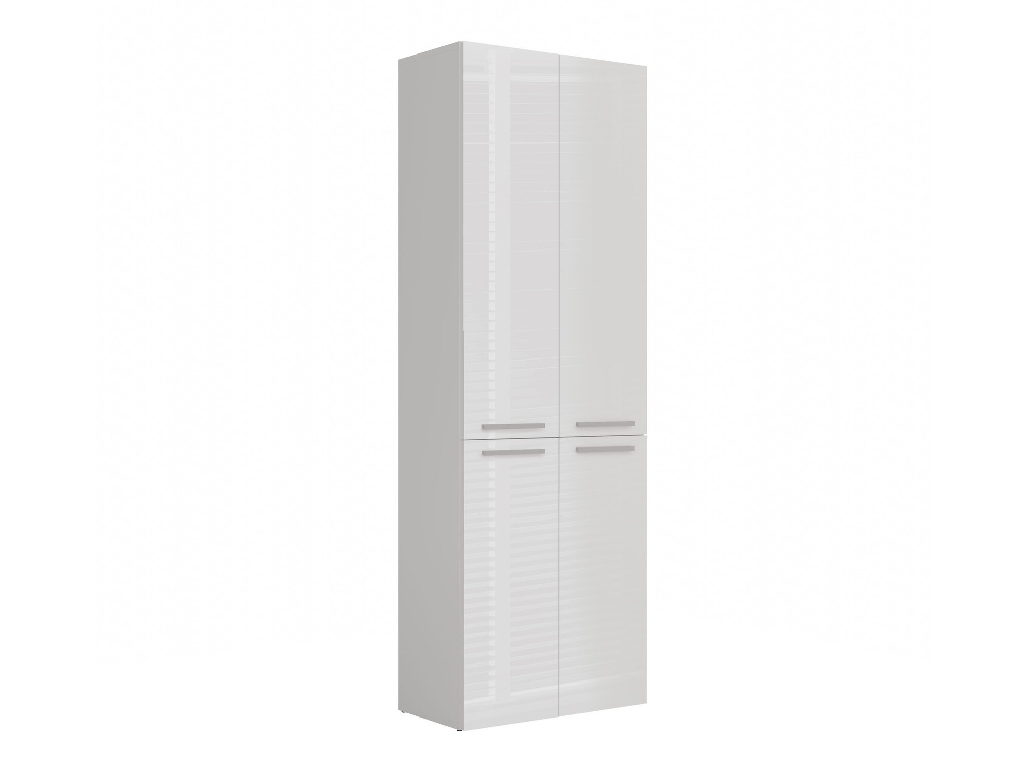 Cabinet de baie neancorat Nolmaru 100 (Alb + Alb lucios)
