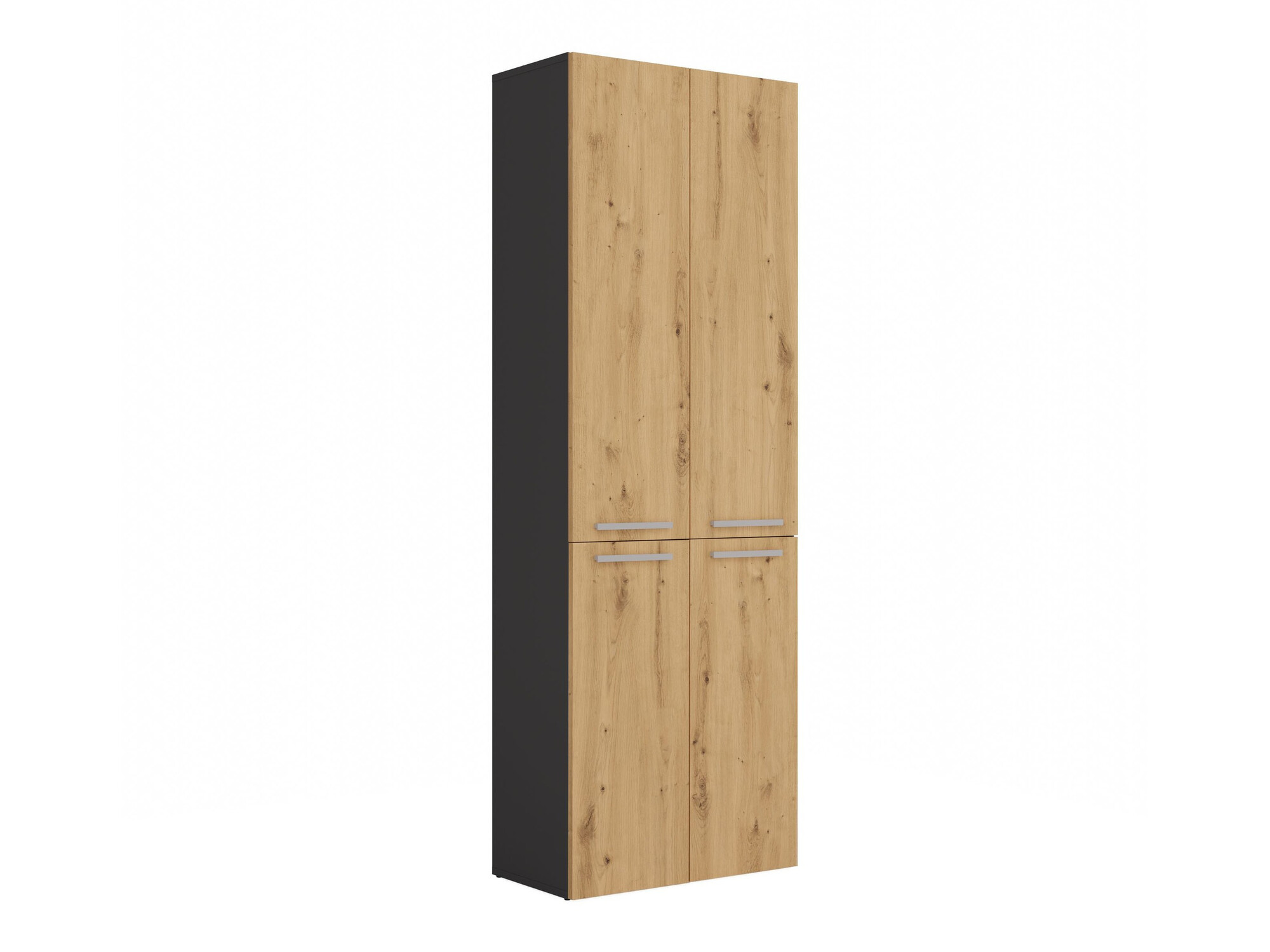 Cabinet de baie neancorat Nolmaru 100 (Antracit + Stejar artizan)