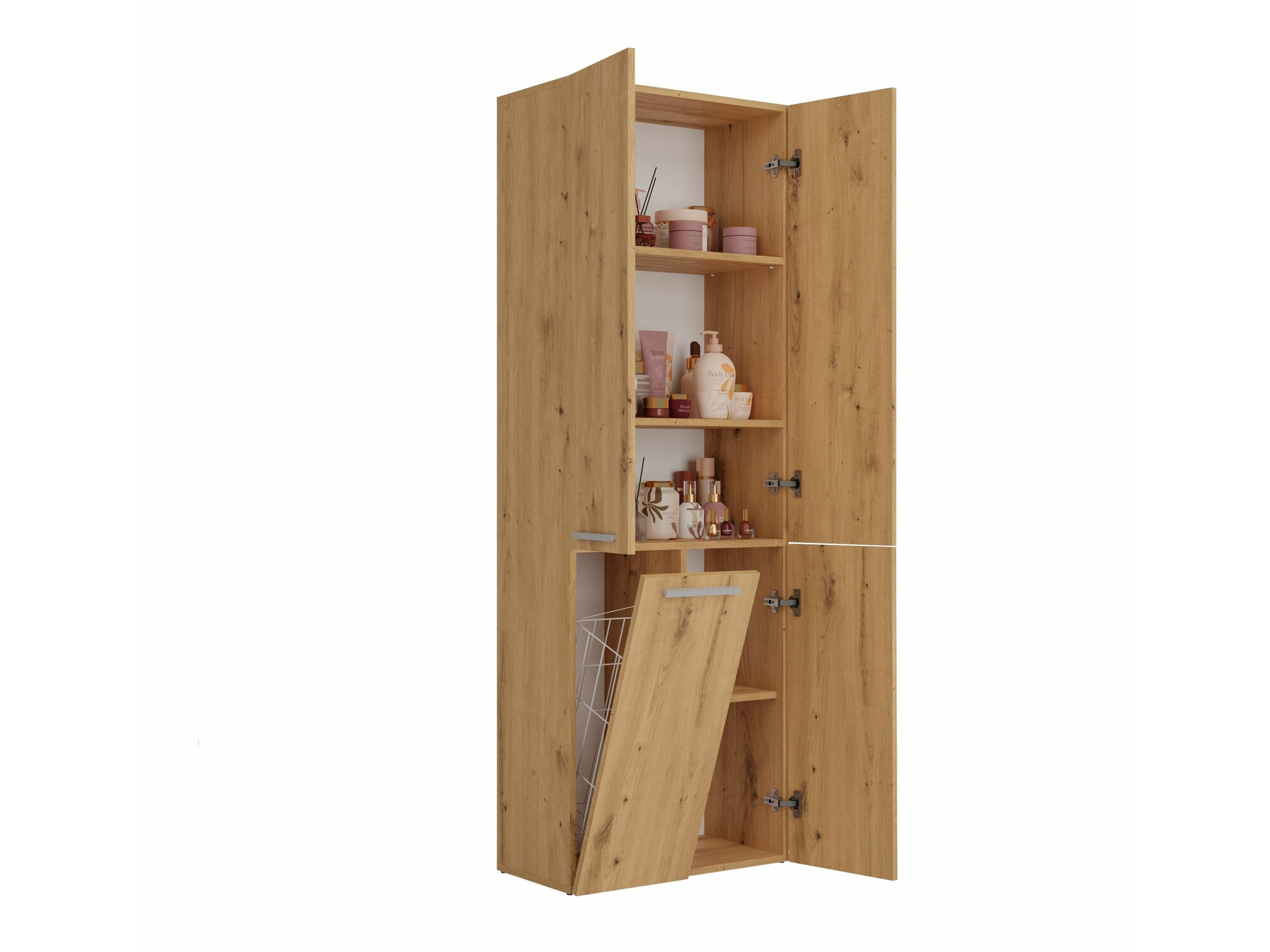 Cabinet de baie neancorat Nolmaru 100 (Stejar artizan)