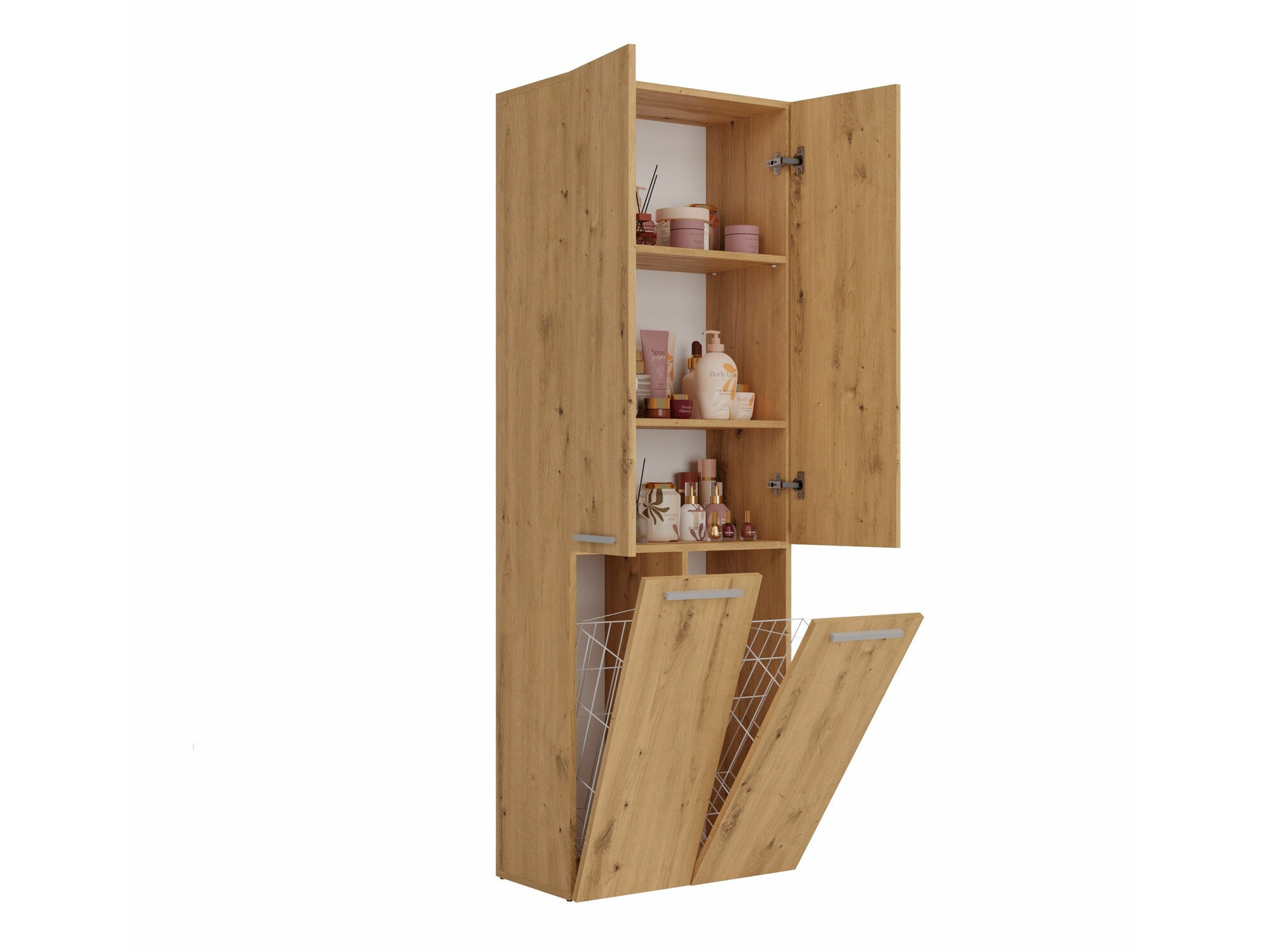 Cabinet de baie neancorat Nolmaru 102 (Stejar artizan)