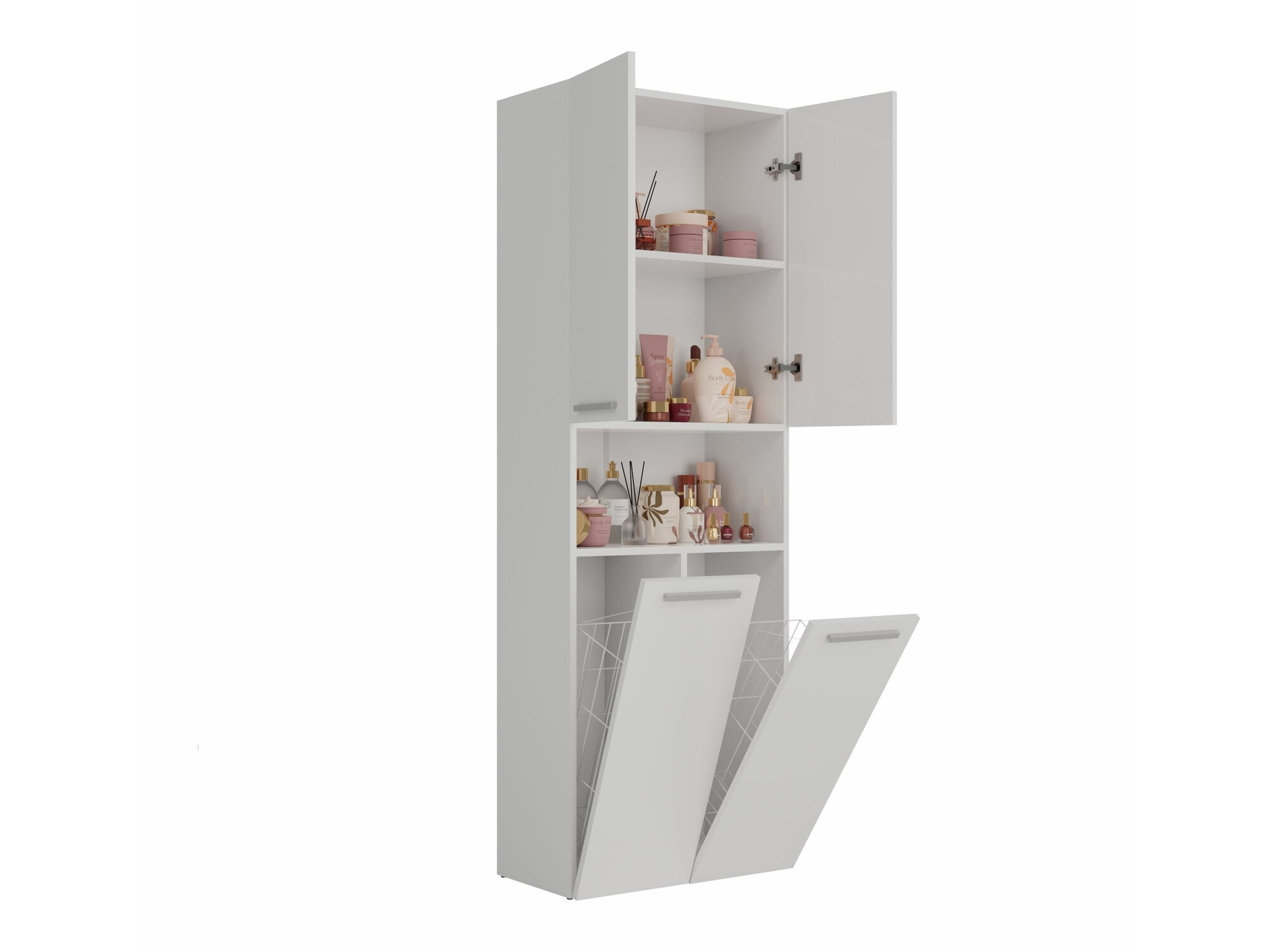 Cabinet de baie neancorat Nolmaru 103 (Alb)