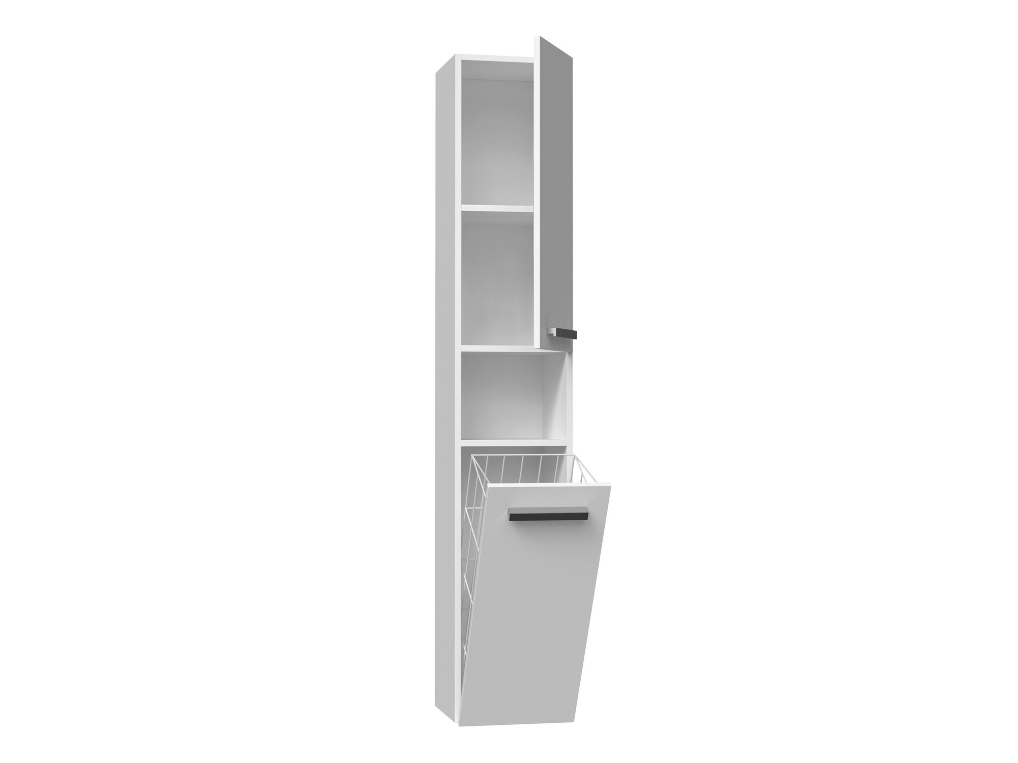 Cabinet de baie neancorat Nolmaru 106 (Alb)