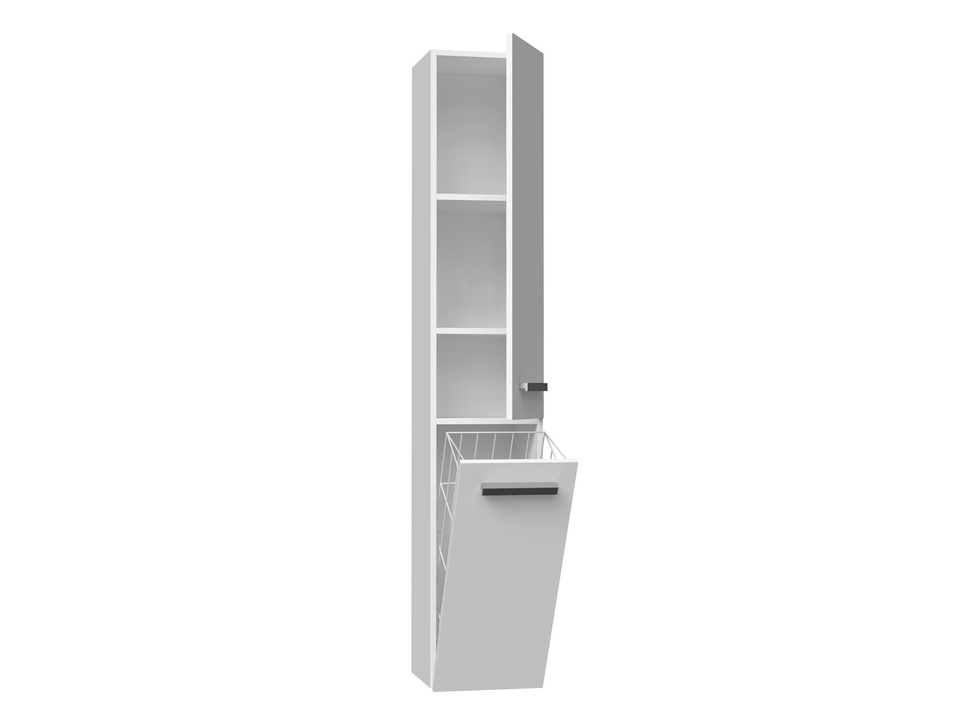 Cabinet de baie neancorat Nolmaru 107 (Alb)